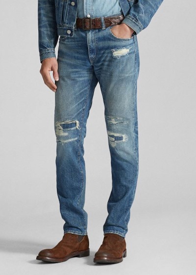 Ralph Lauren Slim Narrow Jeans Herre Danmark (FEUDQ1593)